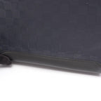Louis Vuitton Shoulder Bag District PM Cosmos Leather Navy — view 7