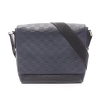 Louis Vuitton Shoulder Bag District PM Cosmos Leather Navy