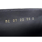 Dior Leather Studded Long Boots 35 Shoes Black — view 5