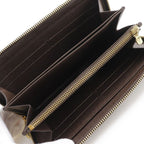 Louis Vuitton Zippy Wallet Damier Canvas Brown Ca0122 Long — view 6