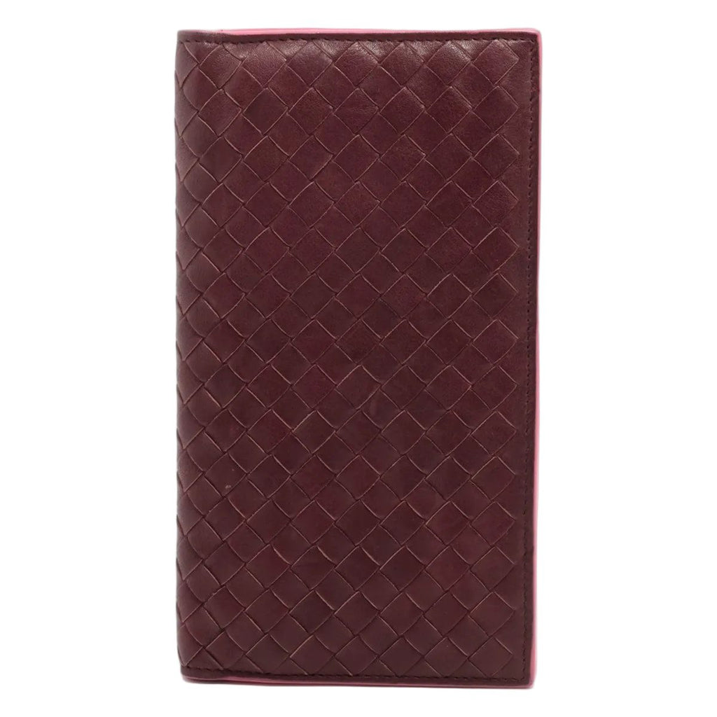 Bottega Veneta Intrecciato Wallet Bifold Brown
