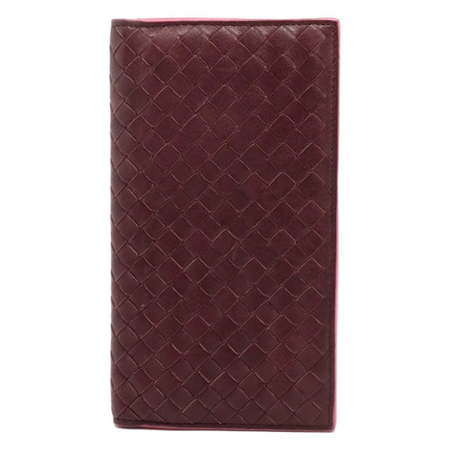 Bottega Veneta Intrecciato Wallet Bifold Brown