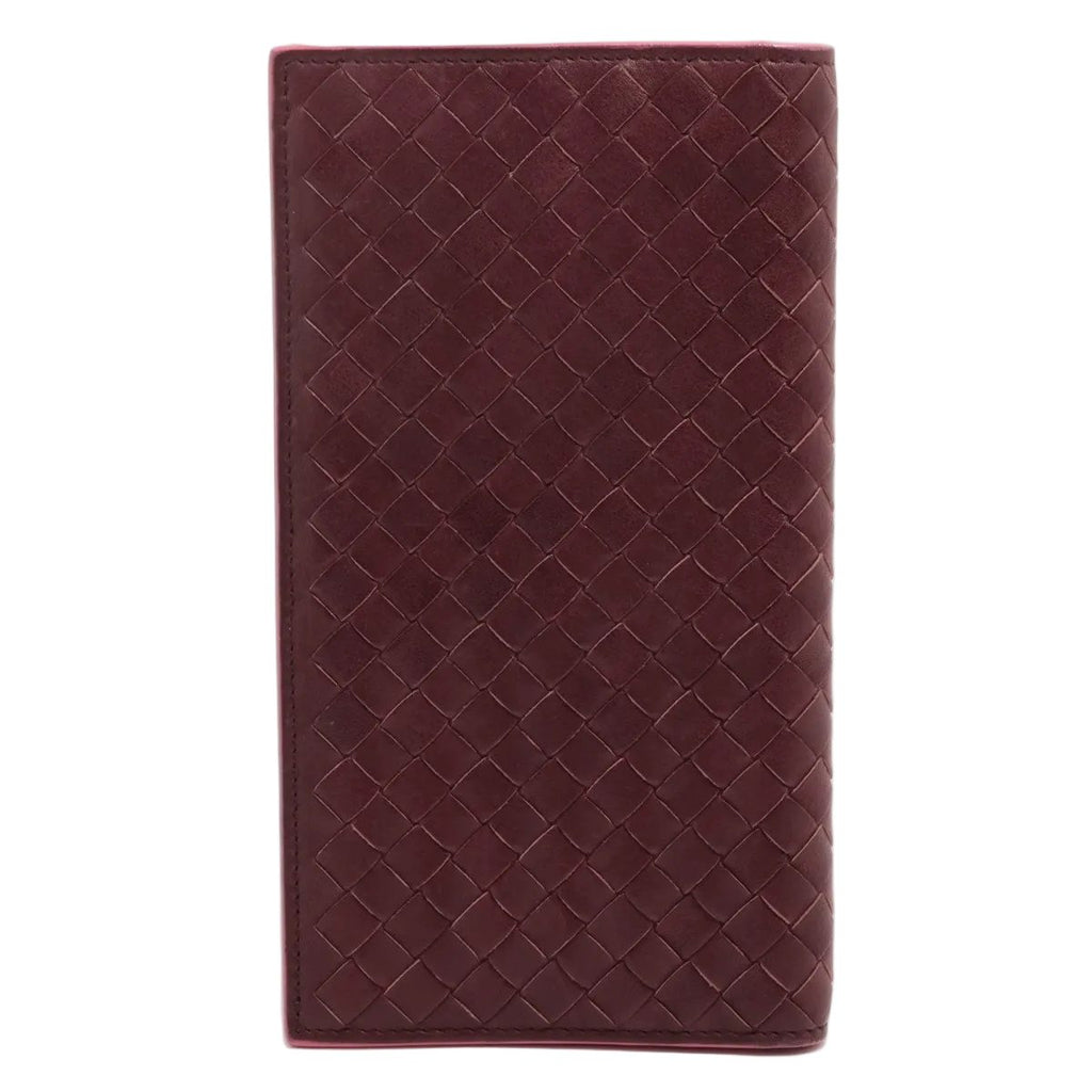Bottega Veneta Intrecciato Wallet Bifold Brown — view 2