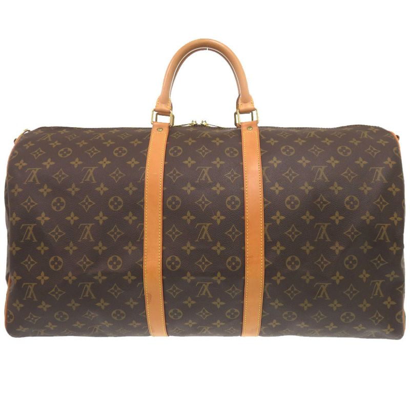 Louis Vuitton Keepall Bandouliere 60 Monogram Boston Bag 1852 — view 2