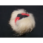 Fendi Bag Bugs Fur Leather Charm Key Holder Light Beige — view 2