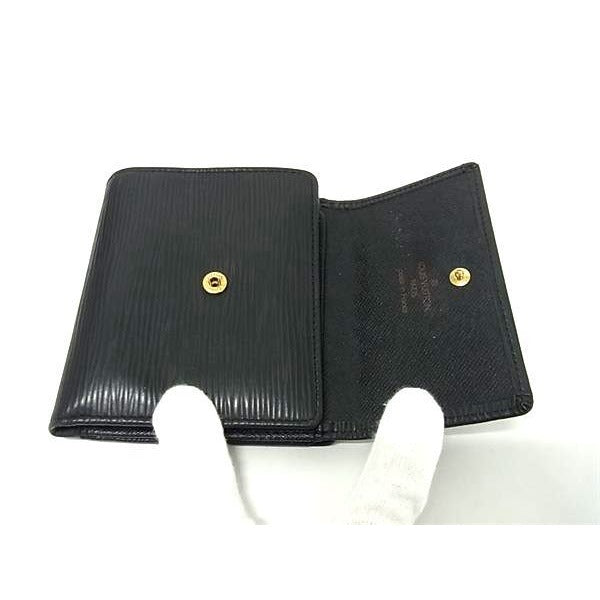 Louis Vuitton Wallet Porte Monet Bier Carte Cles Di Black Epi — view 3