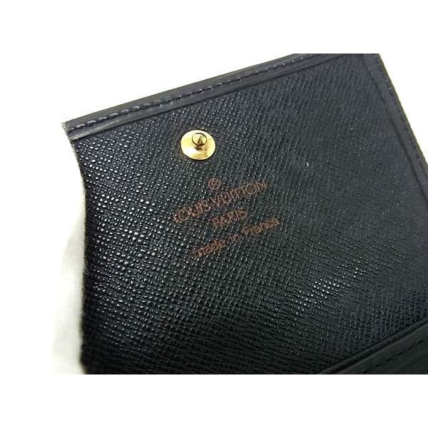 Louis Vuitton Wallet Porte Monet Bier Carte Cles Di Black Epi — view 6
