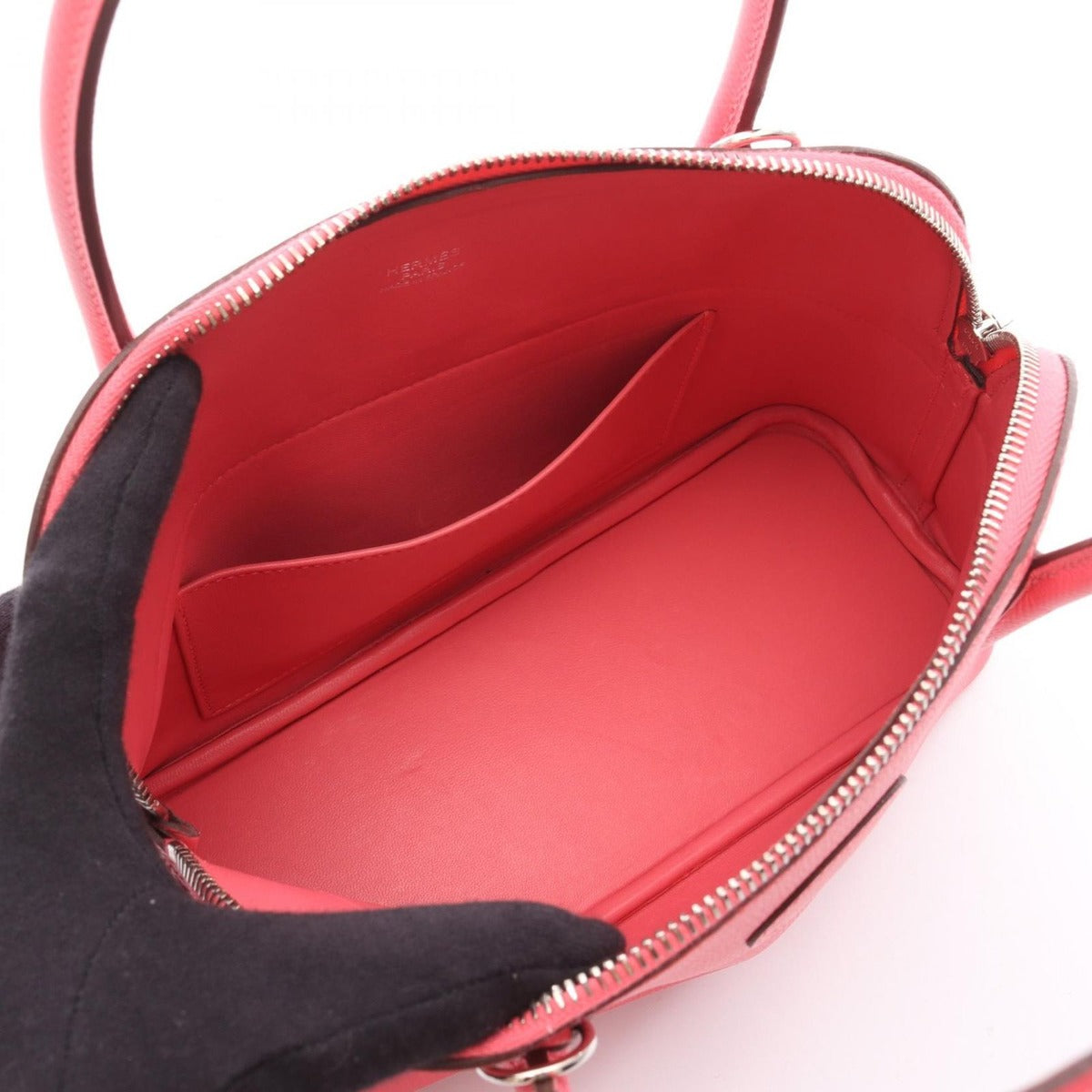 Hermes Handbag Bolide 27 Rose Azalea Leather — view 3