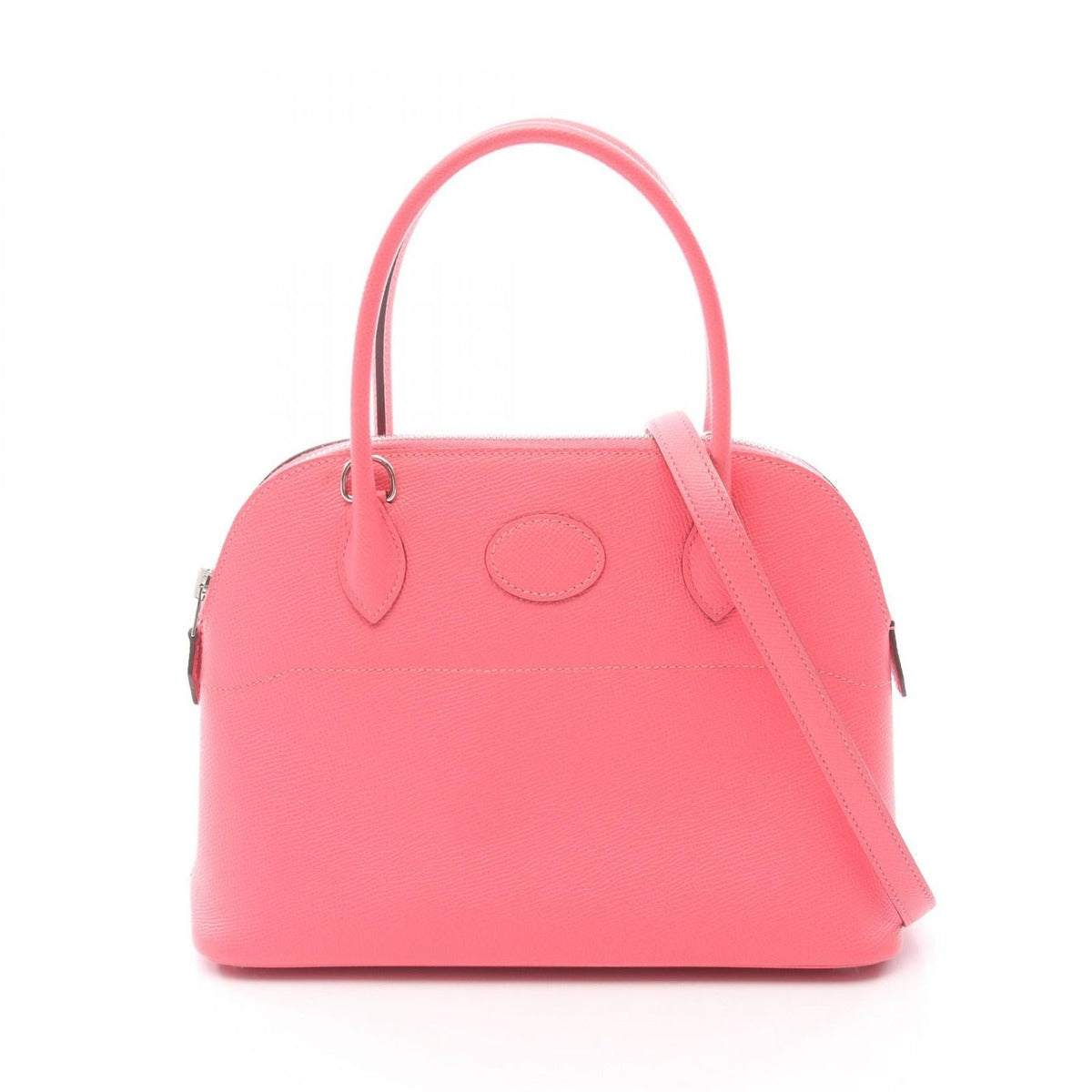 Hermes Handbag Bolide 27 Rose Azalea Leather