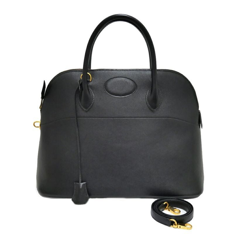 Hermes Bolide 35 vo-galiba Black Gold Hardware Handbag