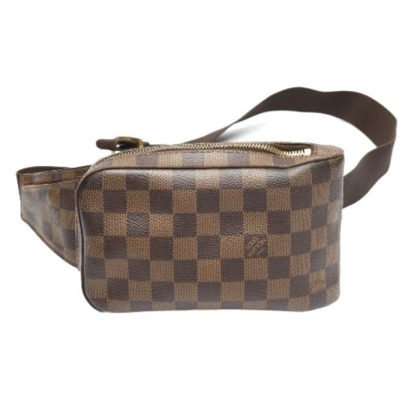 Louis Vuitton Damier Waist Pouch Geronimos Body Bag Brown