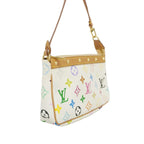 Louis Vuitton Pouch Monogram Multicolor Pochette Blanc — view 2