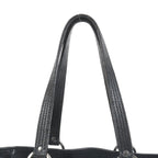 Gucci GG Canvas Leather Tote Shoulder Hand Black — view 2