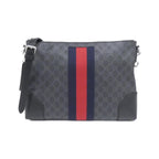 Gucci Shoulder Bag Canvas Black
