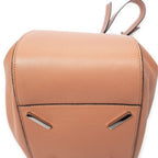 Loewe Small Drawstring Hammock Salon Pink Grain Calfskin Leather Messenger Bag — view 8