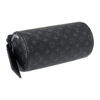 Louis Vuitton Shoulder Bag Soft Porochon PM Black Gray — view 3
