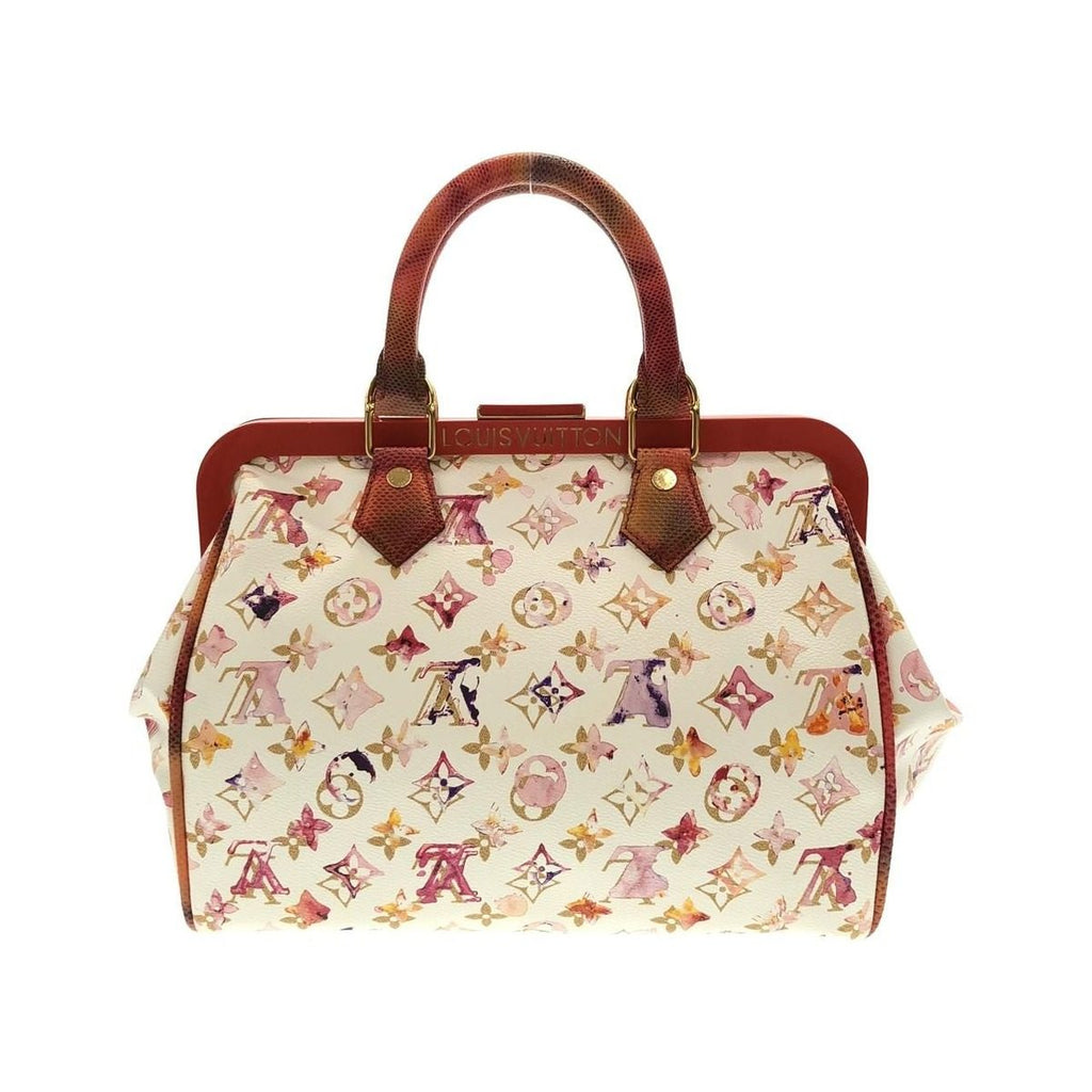 Louis Vuitton Monogram Water Color Exotic Cles the Speedy Frame Boston Bag — view 2