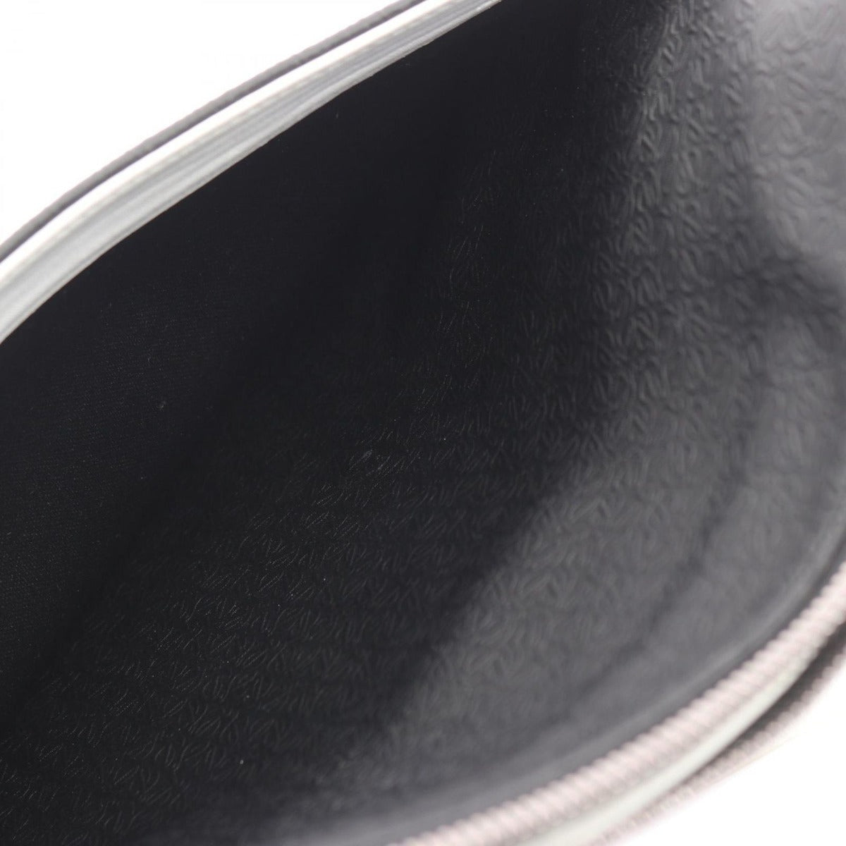 Loewe Shoulder Bag Repeat Anagram Black White Canvas Leather — view 9