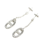 Hermes Chaine D'ancre Earrings Farande AG 925 Silver Jewelry Accessories — view 4