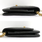 Chanel Quilted 2.55 Chain Wallet Aged Calfskin Antique Gold Hardware — view 4