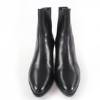 Celine Jakuno Side Gore Leather Chelsea Boots Short Black 37 — view 4