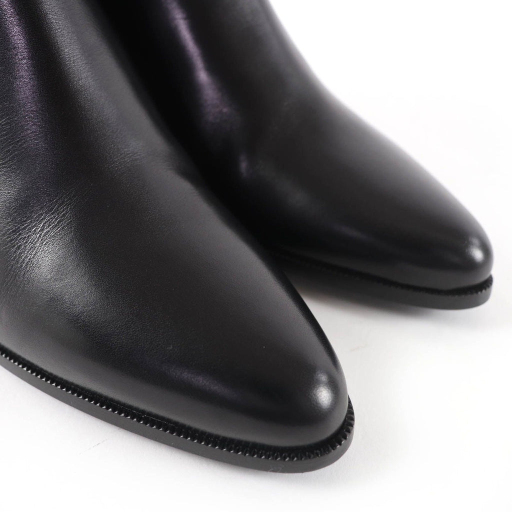 Celine Jakuno Side Gore Leather Chelsea Boots Short Black 37 — view 8