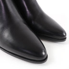 Celine Jakuno Side Gore Leather Chelsea Boots Short Black 37 — view 8