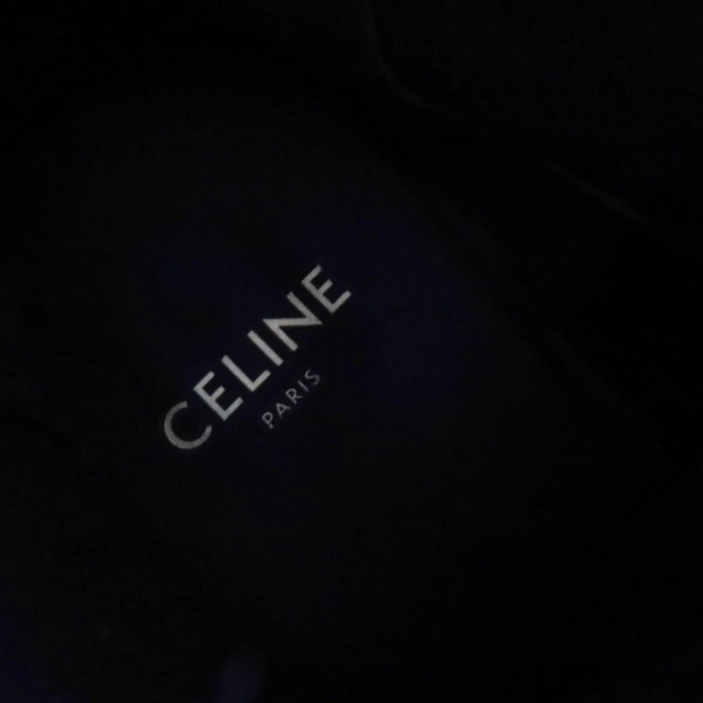 Celine Jakuno Side Gore Leather Chelsea Boots Short Black 37 — view 9