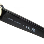 Chanel CC Logo Heart Square Shape Eyewear Sunglasses Black White — view 9