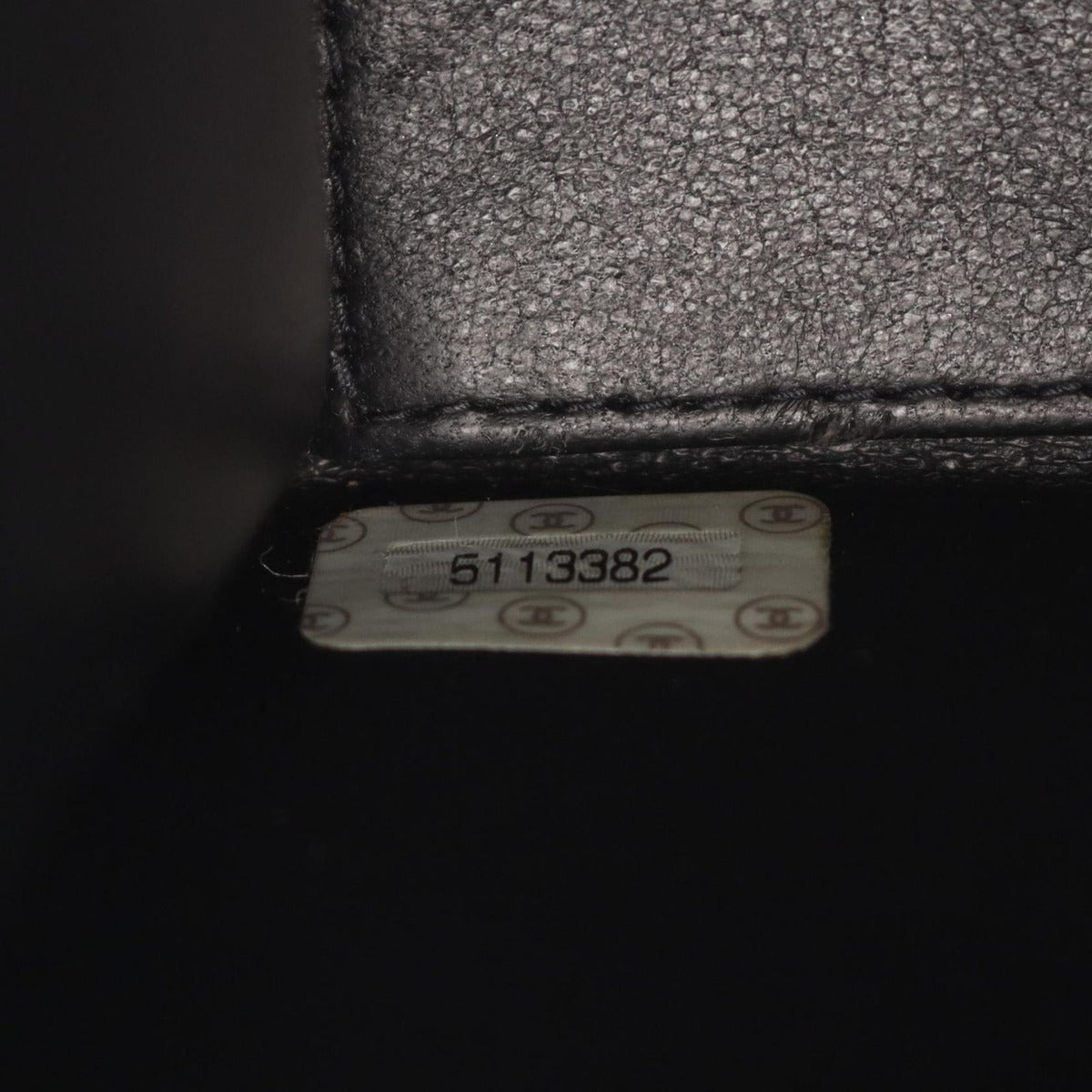 Chanel Shoulder Bag Quilted Black Caviar Leather Chain — view 5