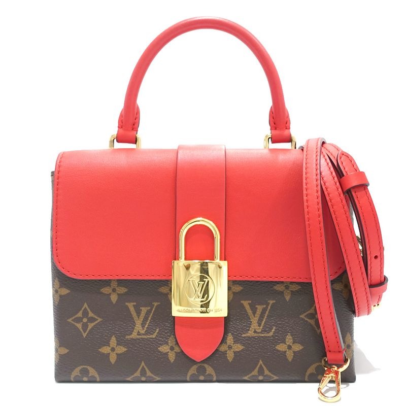 Louis Vuitton Locky-bb Handbag Monogram Brown Gold Hardware 2-Way — view 2