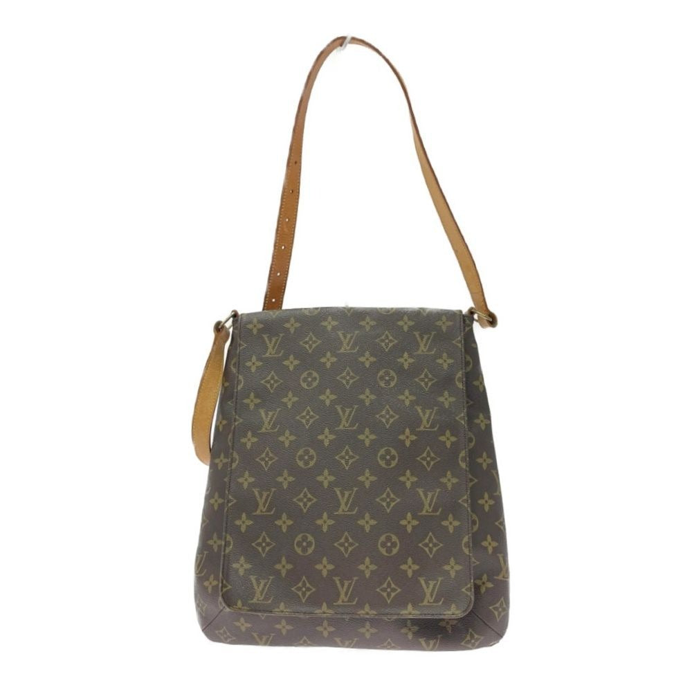Louis Vuitton Monogram Musette Shoulder Bag Brown