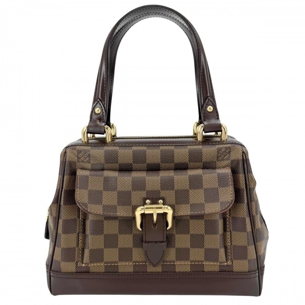 Louis Vuitton Handbag Knightsbridge Damier Canvas Brown Gold