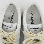 Chanel Coco Mark Sneakers 24 P Size 39 White — view 8