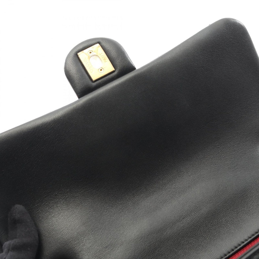 Chanel Shoulder Bag Quilted Black Lambskin Loop — view 7