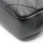 Chanel Shoulder Bag Quilted Black Lambskin Loop — view 8