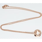 Louis Vuitton Pendant Necklace 18K Pink Gold Pendentif Empreinte — view 3