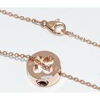 Louis Vuitton Pendant Necklace 18K Pink Gold Pendentif Empreinte — view 4