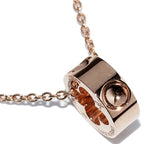 Louis Vuitton Pendant Necklace 18K Pink Gold Pendentif Empreinte
