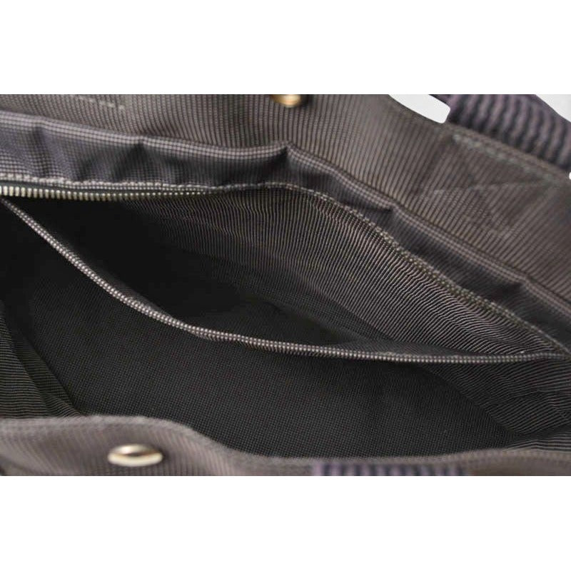 Hermes Tote Bag Her Line MM Canvas Gray — view 4