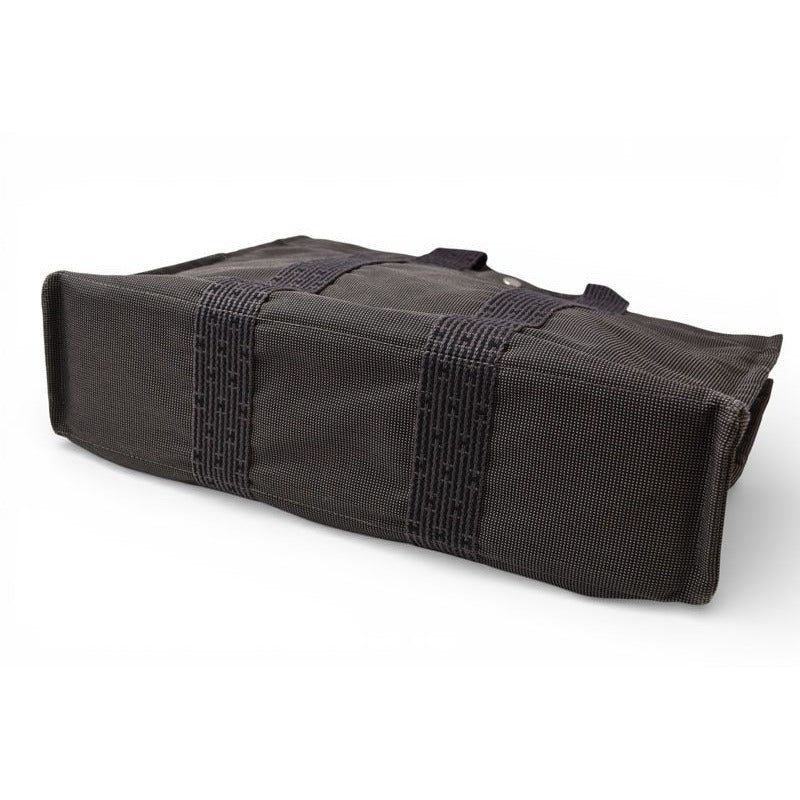 Hermes Tote Bag Her Line MM Canvas Gray — view 9