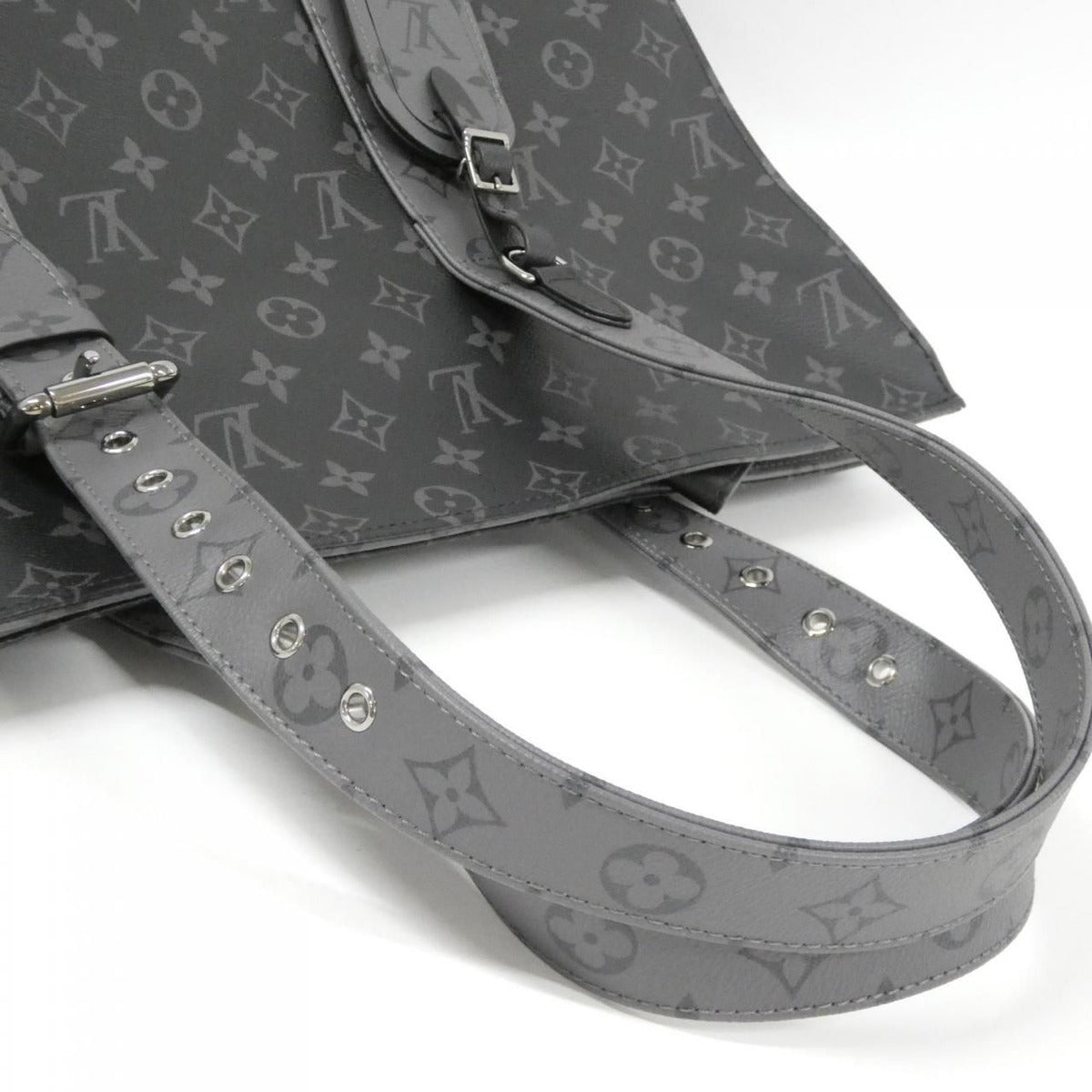 Louis Vuitton Monogram Eclipse Reverse Cabas Zip GM Bag — view 7