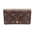 Louis Vuitton Porte-Monnaie Viet Tresor Monogram Leather Brown Bifold Wallet