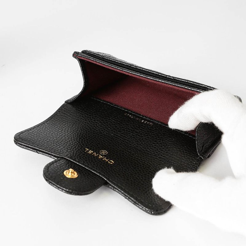 Chanel Card Case Coin Black — view 6