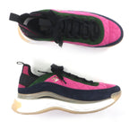 Chanel CC Logo Design Suede Leather Quilted Lace Up — view 6