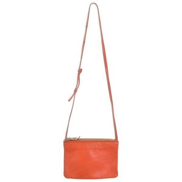 Celine Shoulder Bag Leather Orange — view 3