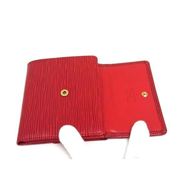 Louis Vuitton Wallet Porte Monnaie Vie Carte Cles Di Castilian Red Epi — view 4