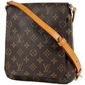 Louis Vuitton Musette Salsa Short Shoulder Bag Monogram Brown