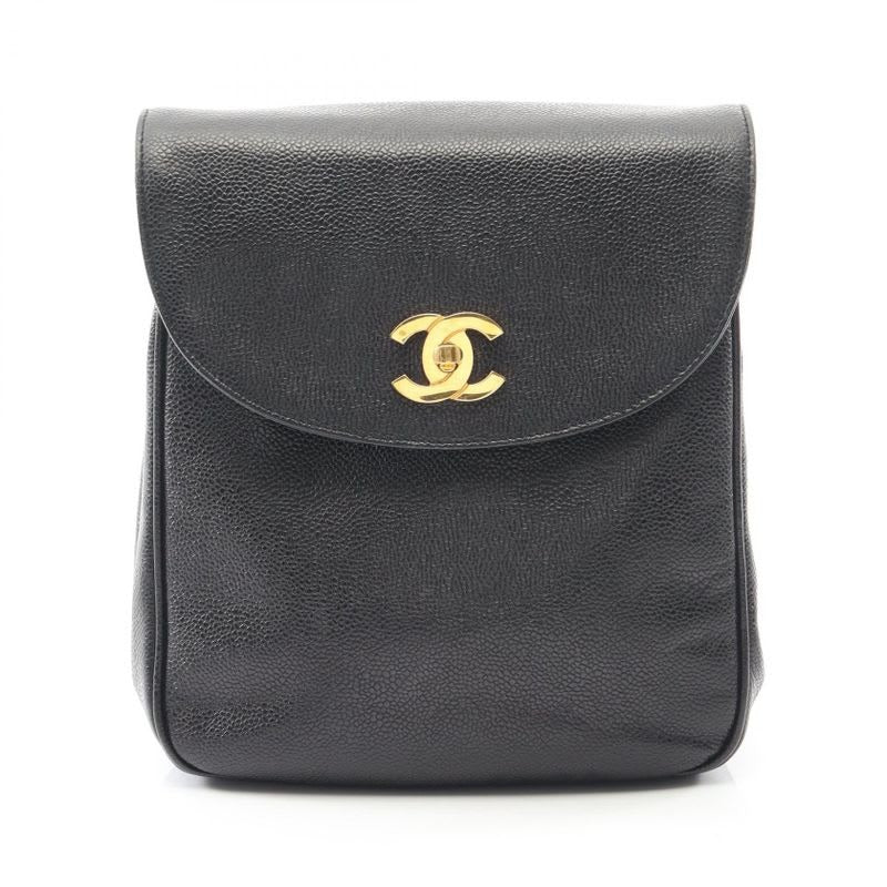Chanel Rucksack Sac Backpack Black Caviar Leather