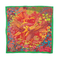 Hermes Tag Carre Jean 140 Cashmere Flamingo Party Scarf